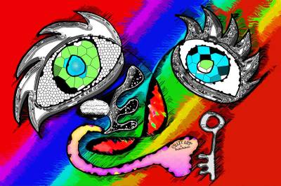 Crazy Art by me - Key of Life