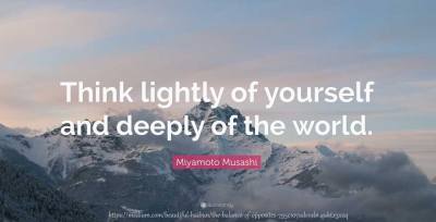 Quote - Miyamoto Musashi