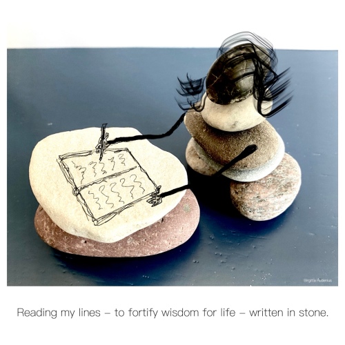 Written in stone - @ Birgitta Rudenius